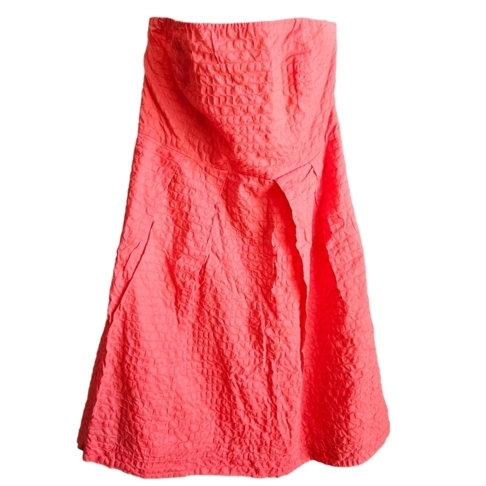 J. Crew Coral Lorelei‎ Strapless Dress Sz 14